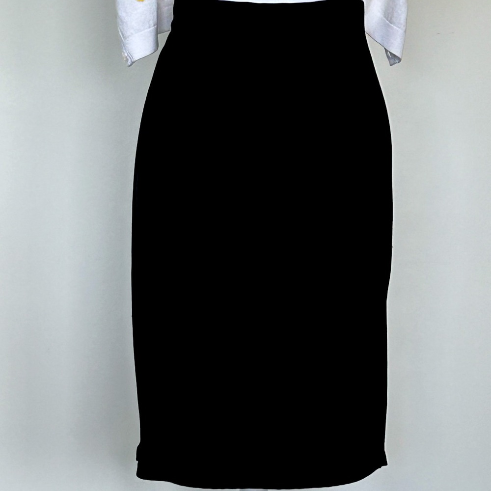 Elegant Black Pencil Skirt